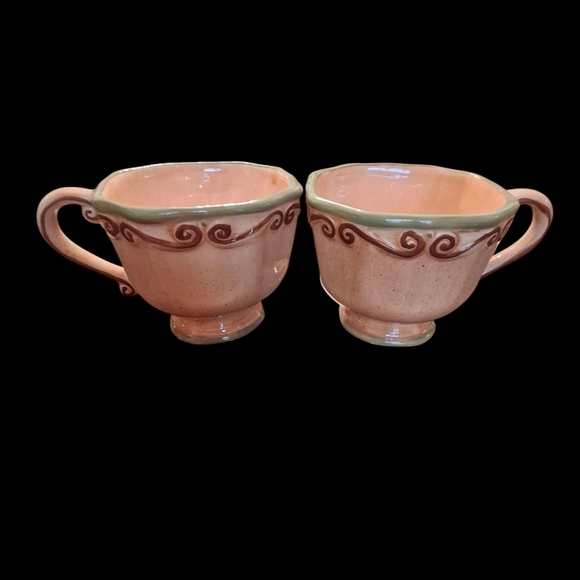 Tabletop Unlimited Medici Hand-Painted Italian Ceramic Mugs - Picture 2 of 12